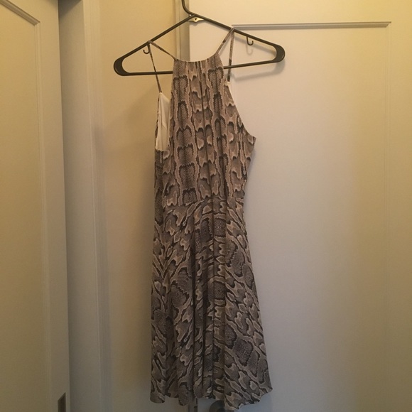 Express Python Print Dress - Picture 2 of 3